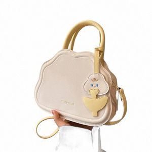 Sac à bandoulière Cloud Shell pour femmes de luxe 2023 Nouvelle haute qualité PU Fi Sacs à bandoulière Jaune Rose Sac à main Sac à main 00MZ #