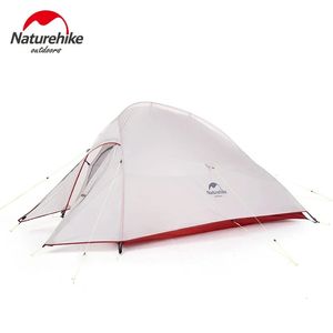 Wolk Up Camping Tent wandelen Outdoor Family Beach Shade Waterdichte Camping Portable 1 2 3 Persoon Backpackt Tent 240408