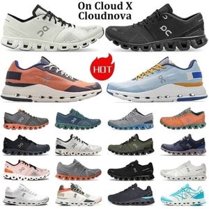 Cloud X 1 op 5 schoenen Cloudnova Form Terracotta Forest Z5 Wit Cyaan Oranje Zeegroen Lichtgewicht Schokdemping Comfortabel Ademend S