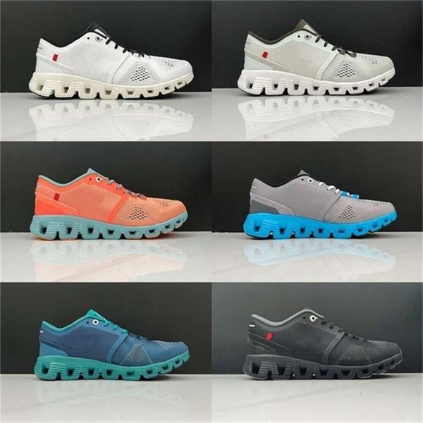 Cloud X Causal Shoes Clouds Road Trains Fitness Shock Absorbing Utility Negro Triple Blanco Zapatillas Transpirables Tamaño 36-45