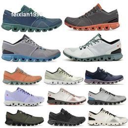 Cloud x Trainer Chaussures de course pour hommes Sneaker Femme 3 1 One Clouds Oc Cloud X3 X1 Storm Blue Tide Shift Denim Eclipse Run Outdoor Taille 36 - 46 Navire gratuit