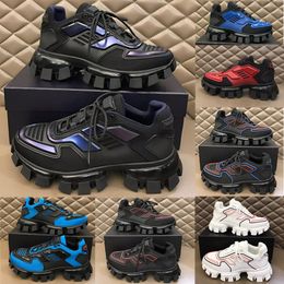 Cloudbus Thunder technische stof sneakers heren platform sportschoen ontwerper driehoek handtekening casual schoenen lichtgewicht rubberen zool robot sportschoenen