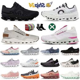 CloudMonster Livraison gratuite Chaussures Sneakers Run Cloud Mens Femmes Nova Pink Monster Curcuma Brown Clouds All Black Ultra Outdoor Mobile