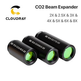 Cloudray CO2 laser 10600 nm laserstraal expander 2x 2.5x 3x 4x galvanometer laser markering lenzen optica bundel uitbreiden
