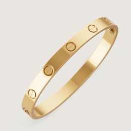 braccialetto di trifoglio braccialetto di design per donna Serie Design di lusso alla moda ed elegante Senso 6MM Acciaio al titanio Gose Placcatura in oro Decorazioni di gioielli intarsiati