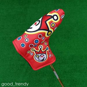 Clover Cartoon Pattern Other Golf Products Golf Putter Headcover COVOWN PU PU Leather Golf Putter Malbon Golf Blade Putter Golf Club Head Cover Protector 9230