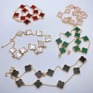 Collier trèfle collier de créateur femme 10 collier de mode Floral bijoux de créateur femme collier de luxe à quatre feuilles