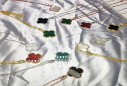 Collar de trébol para mujer, collares de nácar hechos a mano, cadena larga para suéter, joyería de boda, regalo 5560163