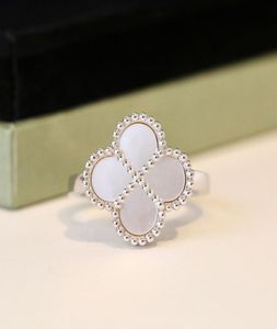 Klaverring voor vrouw zilveren ringen ontwerper dames sieraden dames jowery bague femme designer sieraden Bijoux de luxe juwelen 6429359