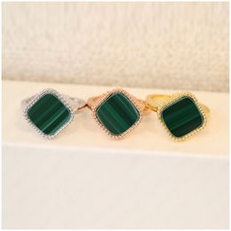 Clover Ring Luxe dames trouwringen Huwelijksontwerper Rings Bague Luxe Anello Retro Anillos de Compromisos Para Mujeres Anillo Ringe Bagues