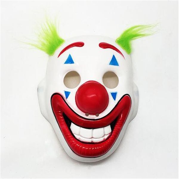 Máscara de payaso Arthur Fleck Joaquin Phoenix, Joker Movie Máscara de Halloween Accesorios de disfraces de Navidad GC 2228