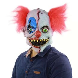 Clown Stock Dance Fund Home Face Cosplay Latex Party Maskcostumes accessoires Halloween Terror Mask Men Scary Masks S