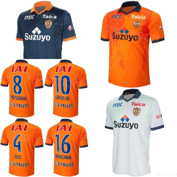 Club 23 24 J1 League Shimizu Soccer Jersey S-Pulse Mens 9 SANTANA 32 KOLOLLI 23 SUZUKI 17 KAMIYA 8 MATSUOKA 29 YAMAHARA 7 KATAYAMA 11 Kits de camiseta de fútbol NAKAYAMA