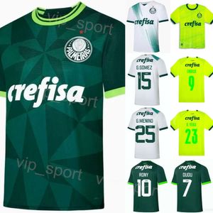 Club 23 24 Palmeiras Soccer Jersey Mens Team 9 ENDRICK 10 RONY 14 ARTUR 19 BRENO 27 RIOS 23 VEIGA 18 LOPEZ 22 PIQUEREZ 15 GOMEZ 8 ZE RAFAEL Kits de chemise de football uniformes