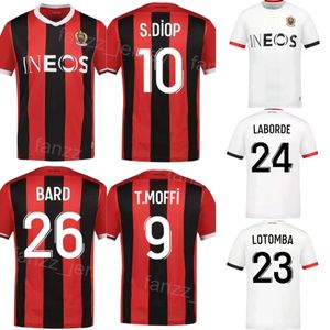 Club 23/24 Football OGC Nice 26 Melvin Bard Jersey 11 Morgan Sanson 19 Khephren Thuram 24 Gaetan Laborde 1 Bulka Terem Moffi Kits de maillots de football Numéro de nom personnalisé