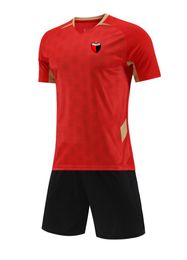 Club Atletico Colon Hommes enfantsSurvêtements de sport de loisirs de haute qualité Combinaison à manches courtes combinaisons d'entraînement en plein air avec manches courtes et t-shirts fins à séchage rapide