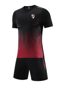 Club Atletico River Plate Survêtements pour hommes Loisirs d'été Costume à manches courtes Costume de sport Loisirs de plein air Jogging T-shirt Leisure Sport Short Sleeve Shirt