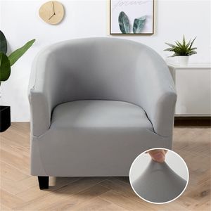 Club Chair SnowCover Stretch Fauteuil Sofa Cover Meubels Protector Zachte Couch Covers met Elastische bodem voor kinderen 1pc 220302