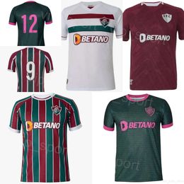 Club Fluminense Fútbol 21 Jhon Arias Jersey 9 John Kennedy 38 Yony González 2 Samuel Xavier 19 Leonardo Fernández 14 Kits de camiseta de fútbol German Cano 23 2024 Equipo de hombre