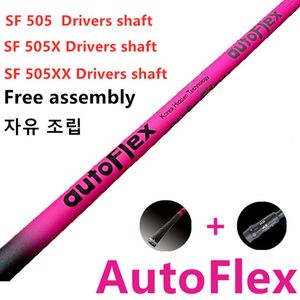 Club Grips Golf shaft Autoflex drive sf505xxsf505 sf505x Flex Graphite Shaft wood Free assembly sleeve and grip 230530