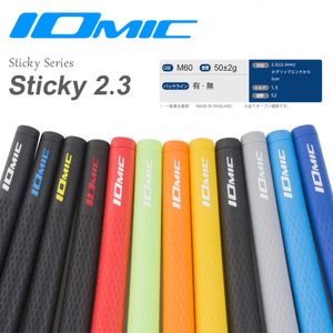 Club Grips IOMIC Sticky Evolution 2.3 Golf Irons Grips Rubber Golf Wood Grip 7pcs/lot Golf Club Grip 230808