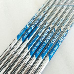 Club Grips Clubs de golf pour hommes Shaft N S PRO ZELOS 7 Steel R ou Flex in Choice 8PcsLot Irons 230620