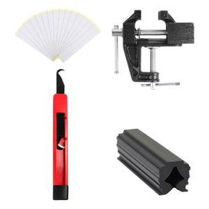 Professional Golf Grip Regripping Kit with Tape Strips, Rubber Vise Clamp & Removal Tool - Club Repair Set