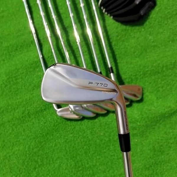 Club Heads 7pcs P770 Golf Clubs Irons Set Iron 49p RS Steelgraphite Shafts Headvers Fast 230627