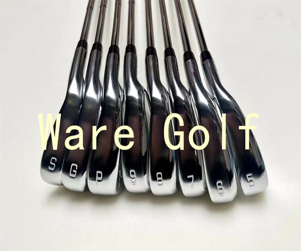 Têtes de club 8PCS JPX923 Ensemble de fers pour clubs de golf en métal 59PGS RS SteelGraphite Shafts Y compris Headcovers Global Fast 230627