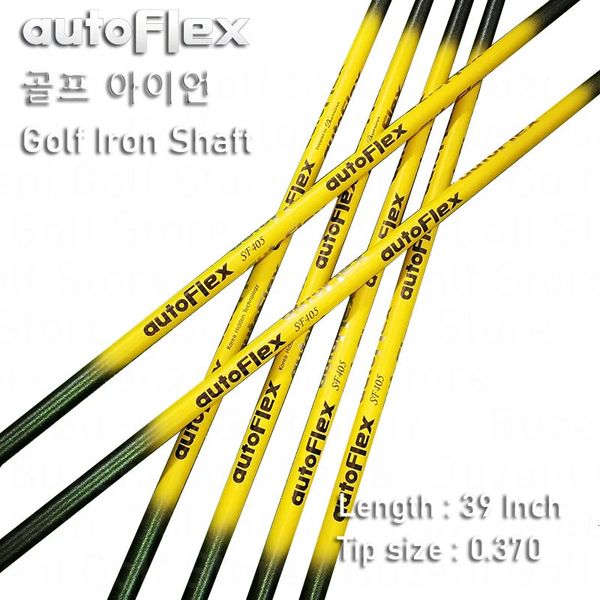 Cabezas de palo, eje Autoflex, cuñas de eje de hierro para Golf, Color amarillo, 39 pulgadas, SF405 SF505 SF505X SF505XX, tamaño de punta flexible 0370 231117