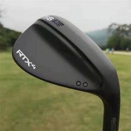 Clubhoofden Zwart RTX4 Wedges Golfclubs RTX4 Wedge 4850525456586062 RegularStiff Steel Shafts Inclusief Headcovers Fast 230620