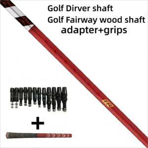 Têtes de club, manche de clubs de Golf Fui ven TR driver 56 redRSRSGraphite, manche en bois, manchon et poignée à assemblage gratuit 231117