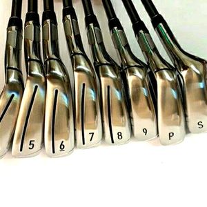 Têtes de club Clubs de golf SIMAX Irons Set 4-9 P S Graphite / Arbre en acier R/S/SR Flex avec couvre-têtes DHL FEDEX 231101