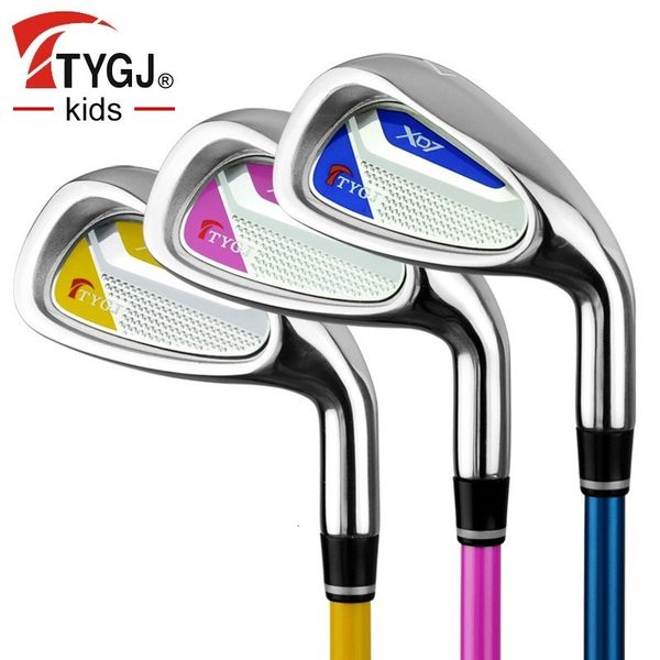 Club Heads Golf Clubs pour enfants 312 ans Carbon Iron 7Iron Garçons et filles Débutant Débutant Junior School Practice Single 230627