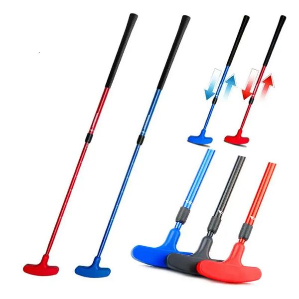 Club Heads GOLF Putter Clubs para diestros e izquierdos Putter para niños de dos vías Mini Putter de golf para niños, jóvenes, adultos, palos de golf para niños pequeños 231205