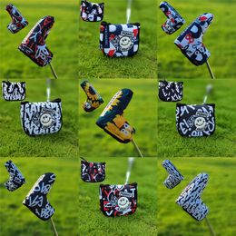 Club Heads Golf Putter Cubiertas Magnéticas Clre Blade Mallet Protector Accesorio Unisex 230505