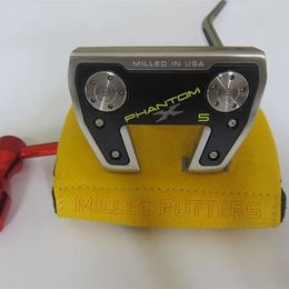 Têtes de club modèle PHANTOM X5 Putter PHANTOM X5 Golf Putter Clubs de Golf 33/34/35 pouces arbre en acier couvercle de tête libre 230928