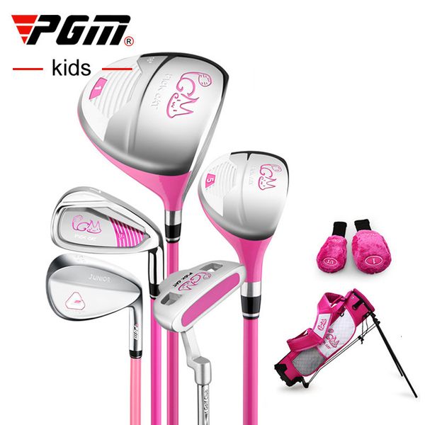 Club Heads PGM 3-12 Ans Enfants Club De Golf Ensemble Enfants Garçon Fille Débutant Entraînement De Golf Bois Fer Swing Putter Sac Cadeau JRTG007 230629