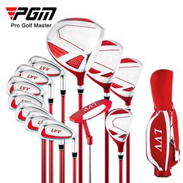 Club Heads PGM 4/9/12pcs Juego de palos de golf con bolsa de golf Carbono Acero inoxidable Hierro Madera Conductor Principiante Entrenamiento LTG037 230530