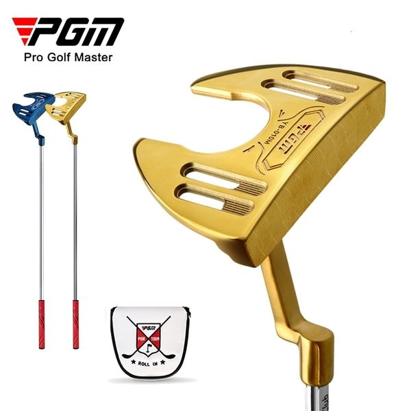 Club Heads PGM Golf putter Driver Mens BlueGold Putter avec ligne de visée Large Grip Stabilité de frappe TUG023 230627