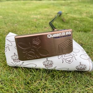 Club Heads Top Kwaliteit Golf Putter Bettinardi Queen B #6 Putter 333435inch Met Headcover Golfclubs 230625