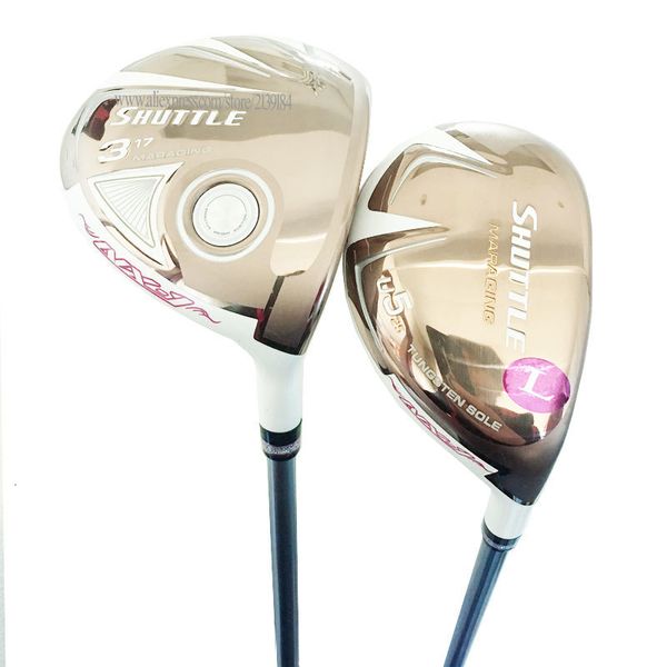 Club Heads Femmes Golf Bois Maruman SHUTTLE Clubs Hybrids L Flex Graphite Shaft and Headcover 230627