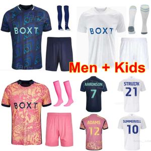 Club Man Youth Leeds Soccer United 2 Luke Ayling Maillots 25 Sam Byram 10 Crysencio Summerville 24 Georginio Rutter 7 Joel Piroe Illan Meslier Kits de maillots de football 23 24