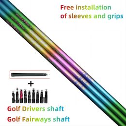 Aste per mazze Asta per mazze da golf Autoflex colorata SF505SF505XSF505xx Asta flessibile in grafite Manicotto e impugnatura gratuiti 230612
