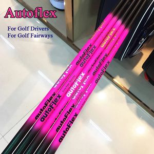 Ejes de palo Eje de conductores de golf Rosa Autoflex sf505 sf505x sf505xx Eje de palos de madera de grafito flexible Eje de golf 230720