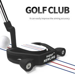 Club Shafts Golf Putter Putters pour hommes golfeurs droitiers ou femmes Clubs ensemble système de visée à trois lignes 230920