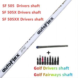 Shafts Club Shaft Golf Shaft Autoflex Golf sf505xx/sf505/ sf505x Flex Graphite Shaft manche en bois Manchon et poignée à montage libre 230712