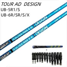 Shafts Club Shaft Golf Marque TOUR AD GRAPHTE DESIGN UB5 UB6 Flex R/SR/S Golf drive shaft bois manche Montage libre manchon et grip 230712