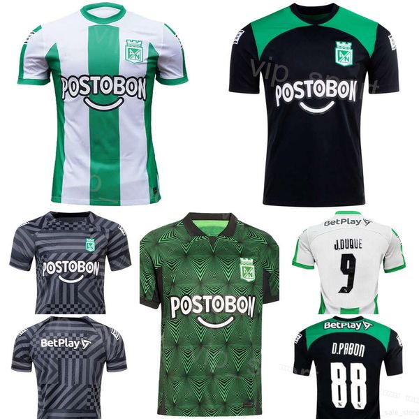 Club Soccer Atletico Nacional 21 Tomas Angel Jersey 20 Danovis Banguero 6 Andres Roman 10 Jarlan Barrera 88 Dorlan Pabon Kits de maillots de football Uniforme 23-24 Équipe d'hommes