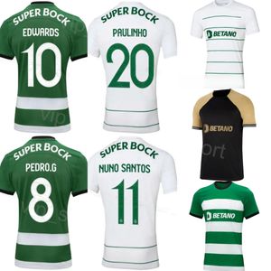 Clubvoetbal Sporting 8 Pedro Goncalves Jerseys CP Lissabon 10 Marcus Edwards 47 Ricardo Esgaio 5 Hidemasa Morita 9 Viktor Gyokeres voetbalshirttenues 23 2024 Man Team